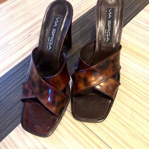 Via Spiga slip on high heels. Size 9.5